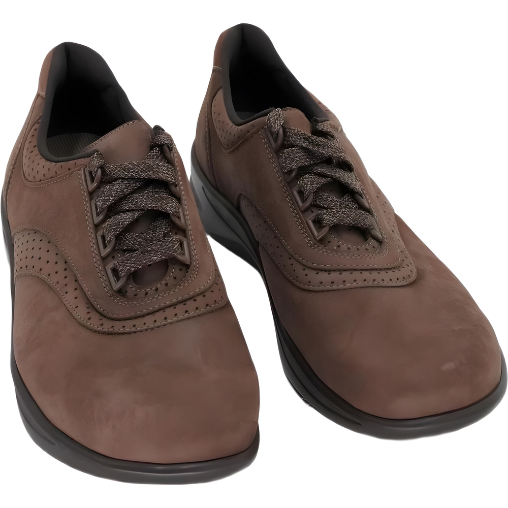 SAS Women's Walk Easy Lace Up Walking Shoe Chocolate Size 10M
